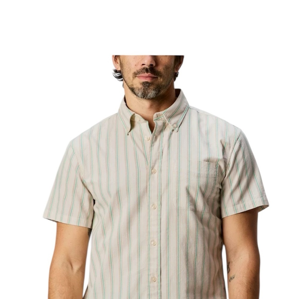 Flint And Tinder Short sleeve stretch cotton shirt